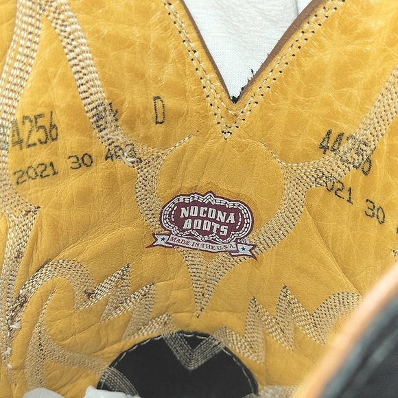 Nocona 44256 Men's Brown Leather Western Boots Sz. 8.5 D - Picture 9 of 9